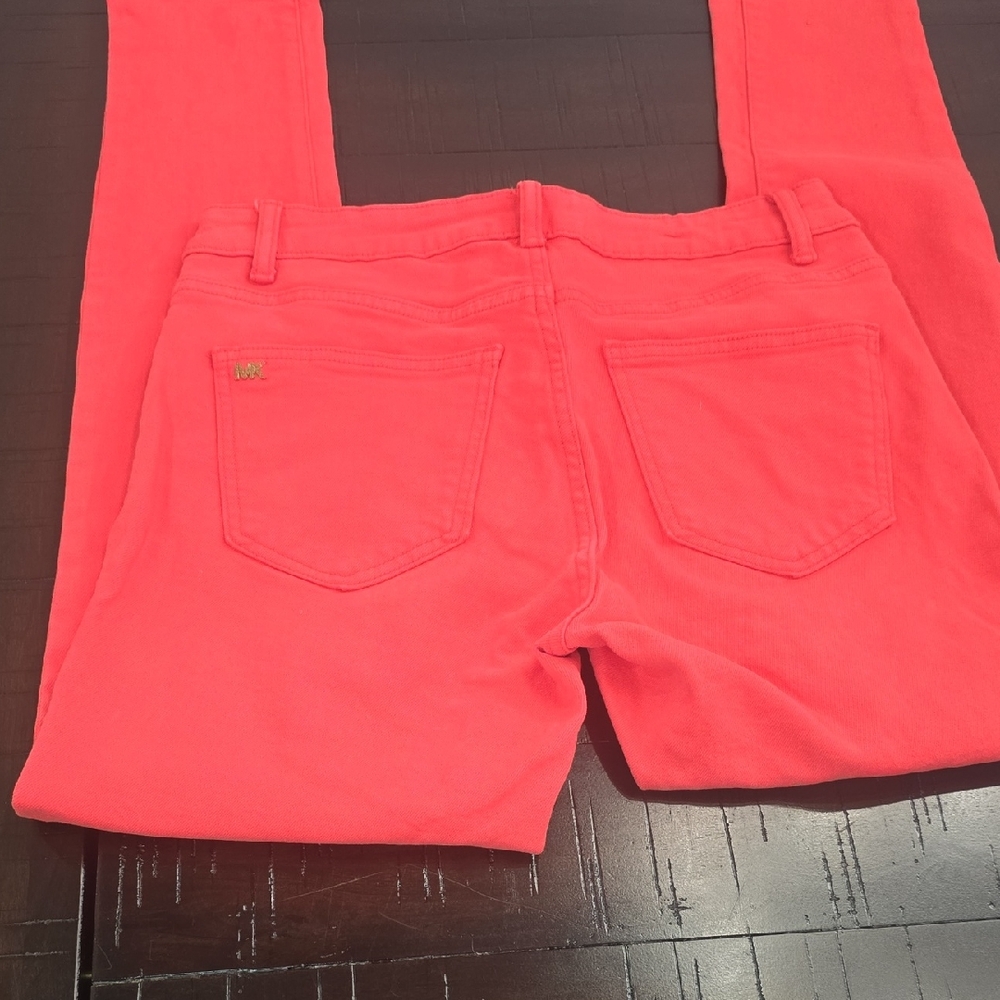 Michael Kors Women's Vivid Pink Skinny Jeans